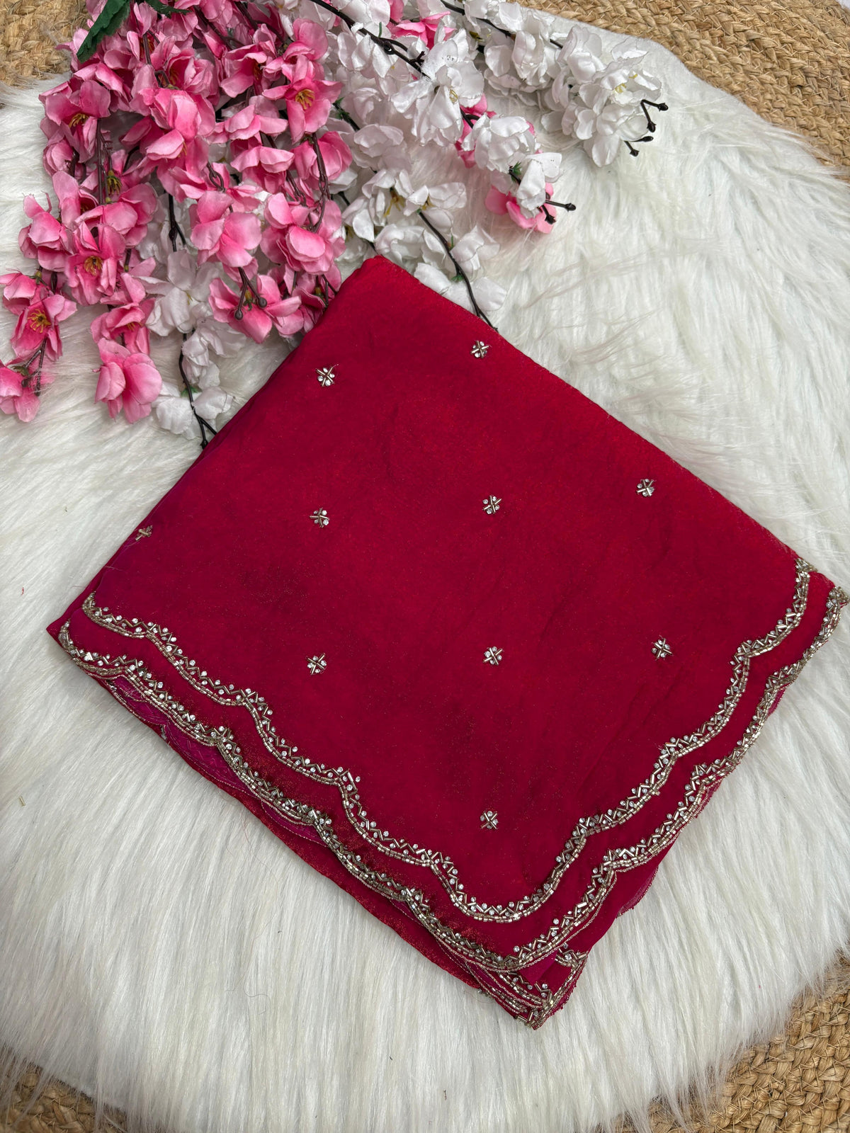 Rose 2 double line work sarees 🌹