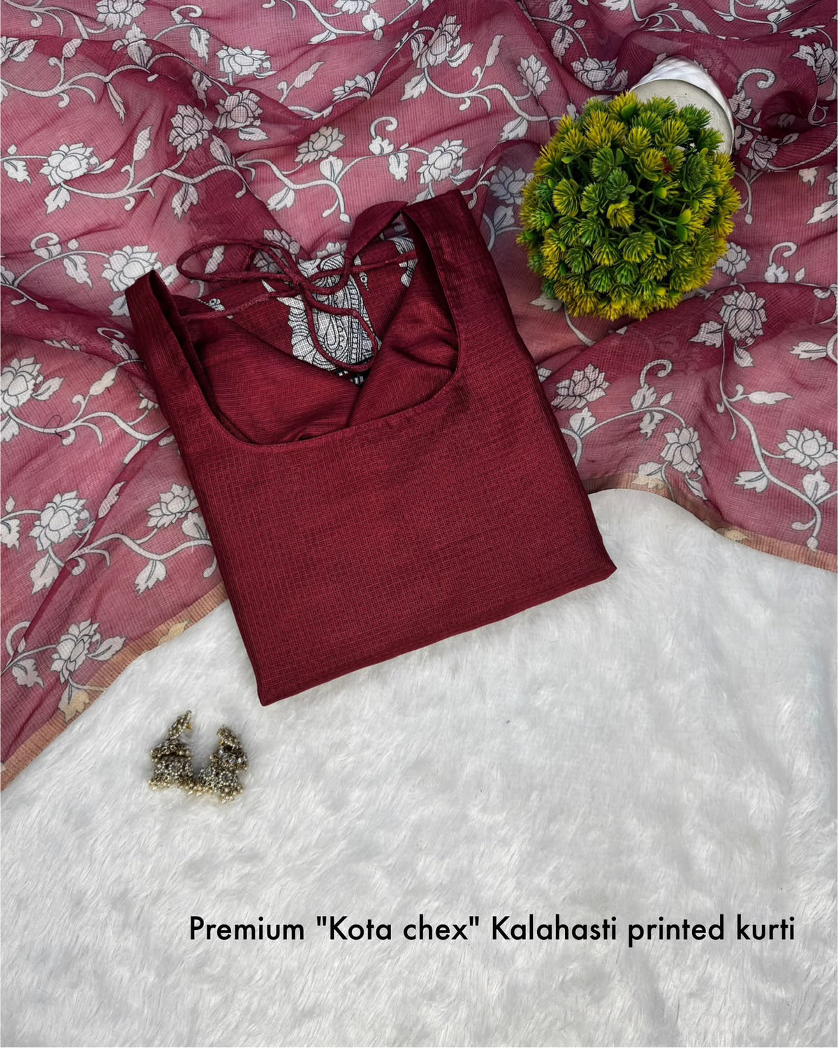 Kota cotton kurti set