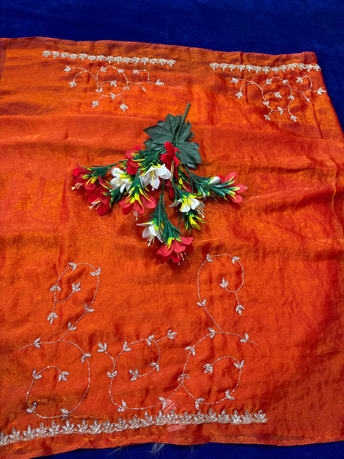 Hand work Jal design saree ✨