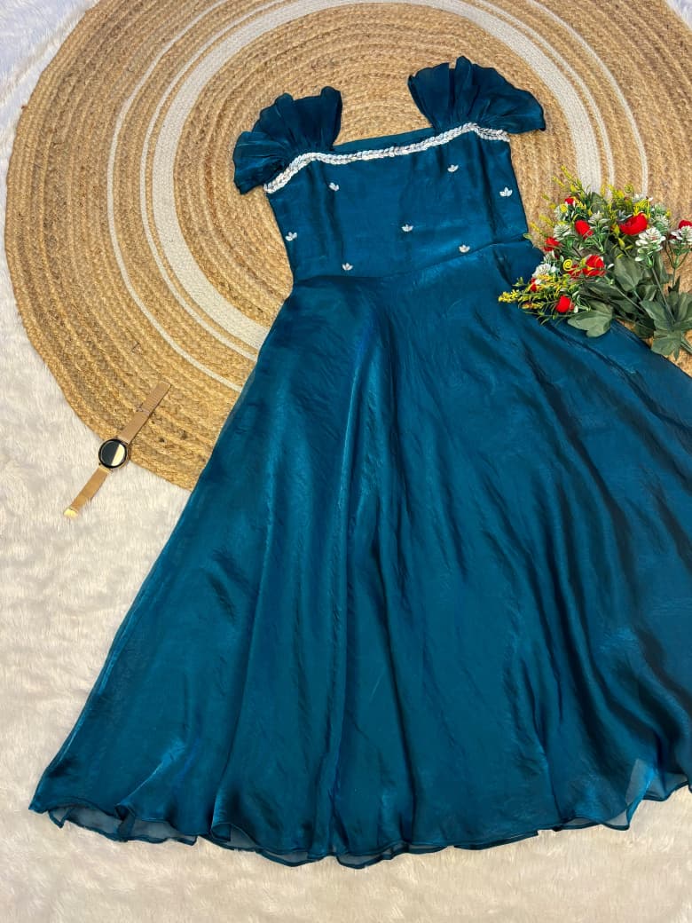 Space silk designer gown ✨