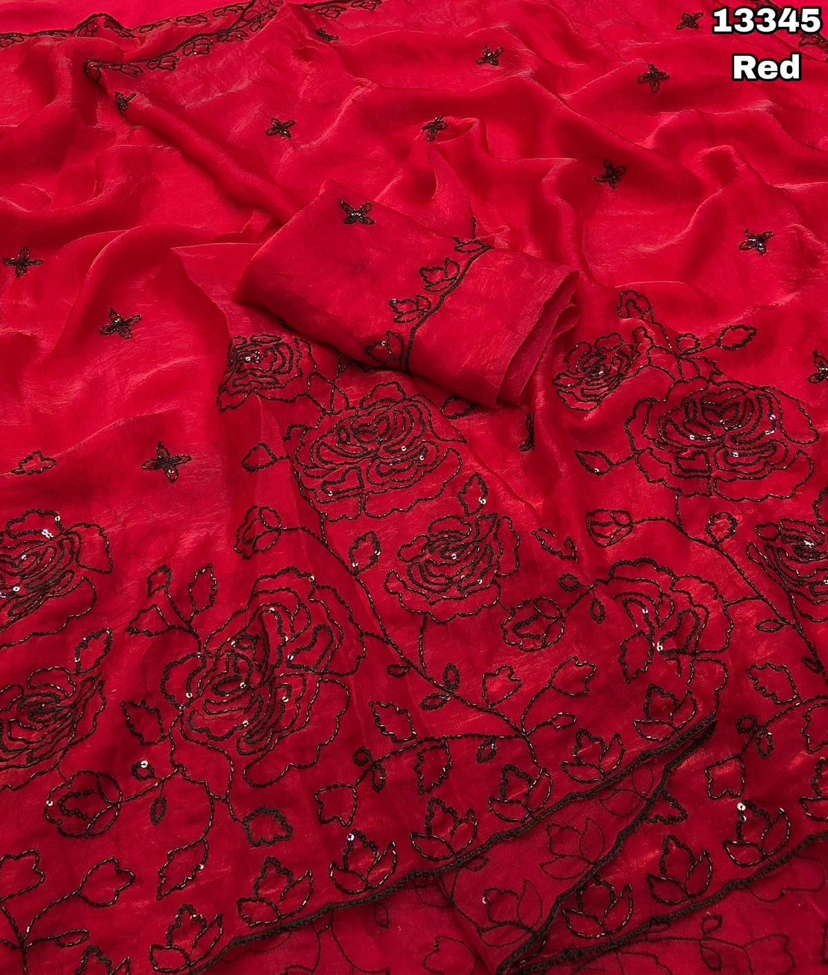 Space silk designer saree ✨