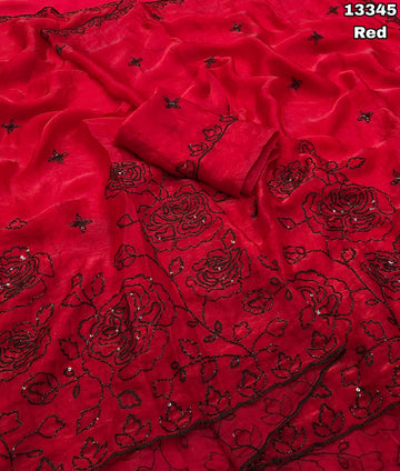 Space silk designer saree ✨