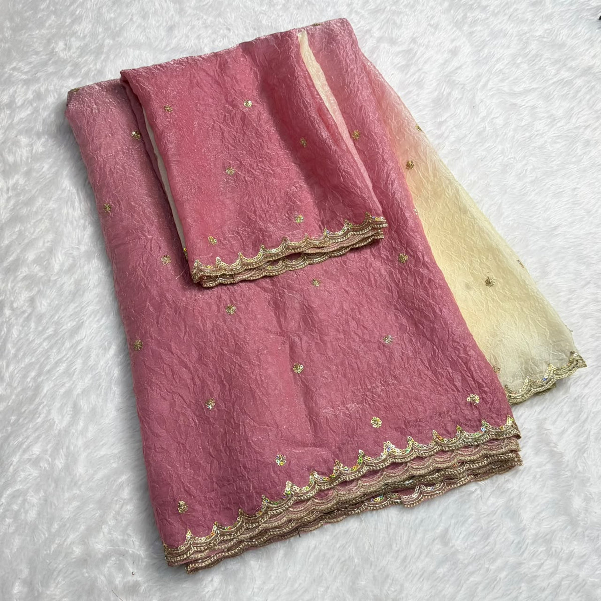 Space silk party wear saree✨
