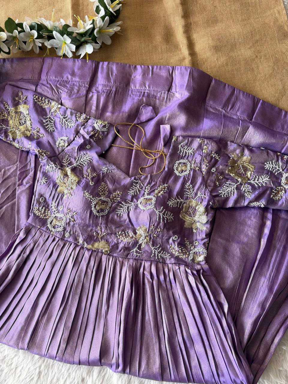 Party wear maggam work gown ✨