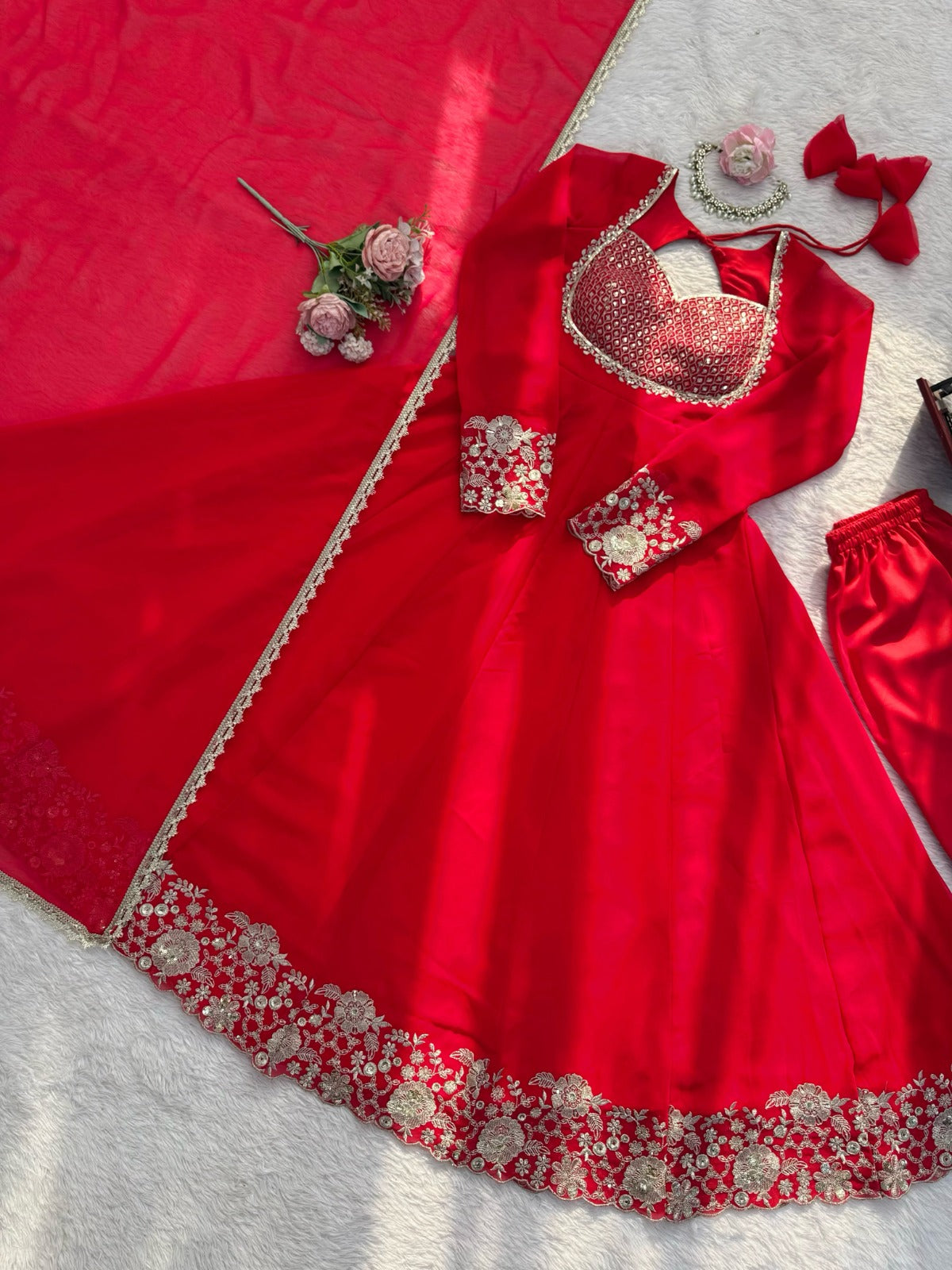 Rakhi special Anarkali suit ✨