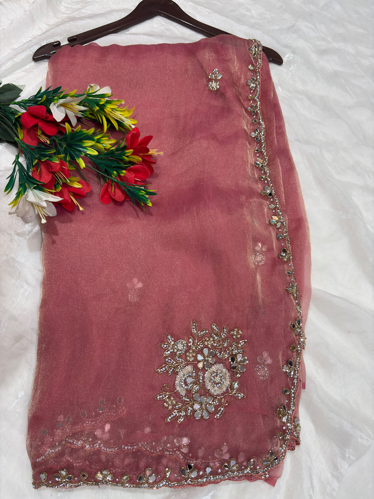 Sufi tissue designer saree ✨