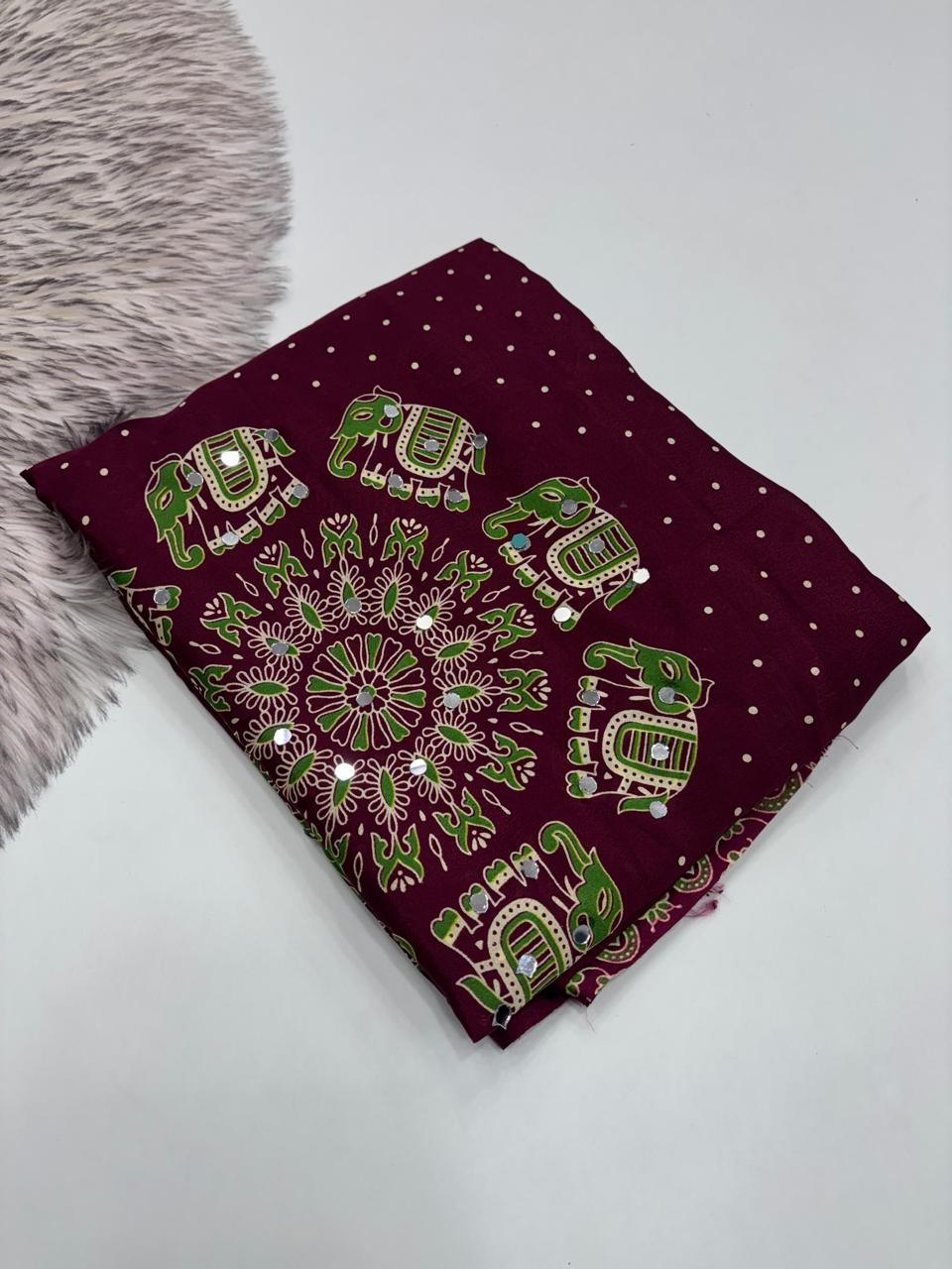 New hit Azrak sartin saree ✨