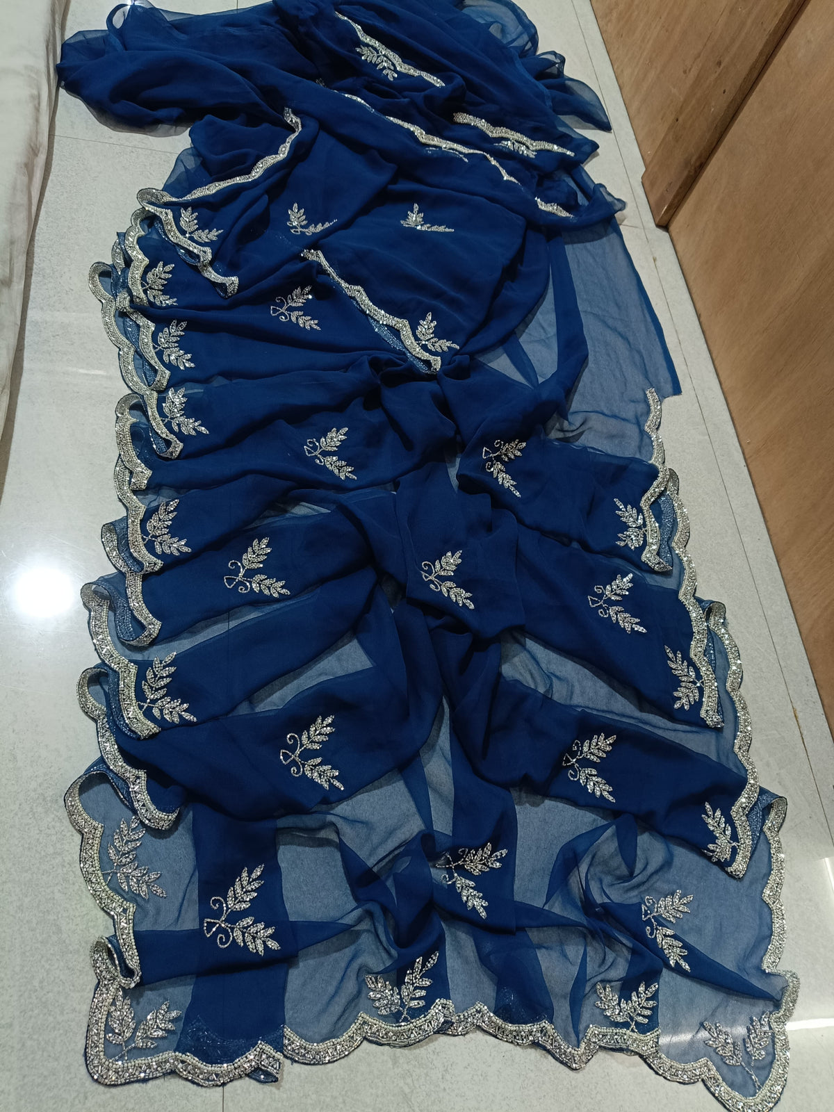 Lilly royal georgette saree ✨