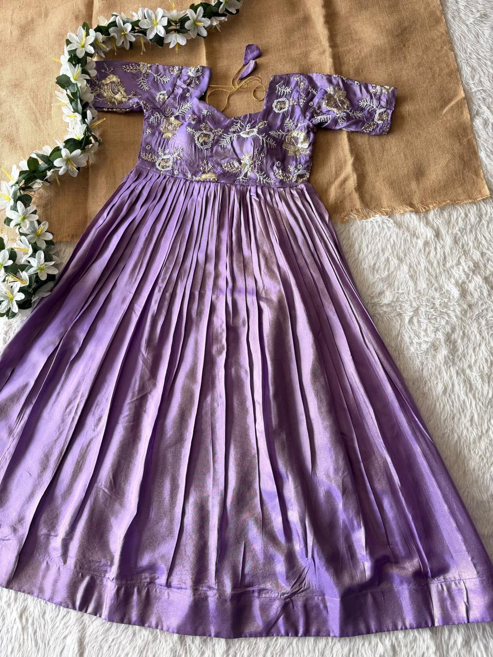 Party wear maggam work gown ✨