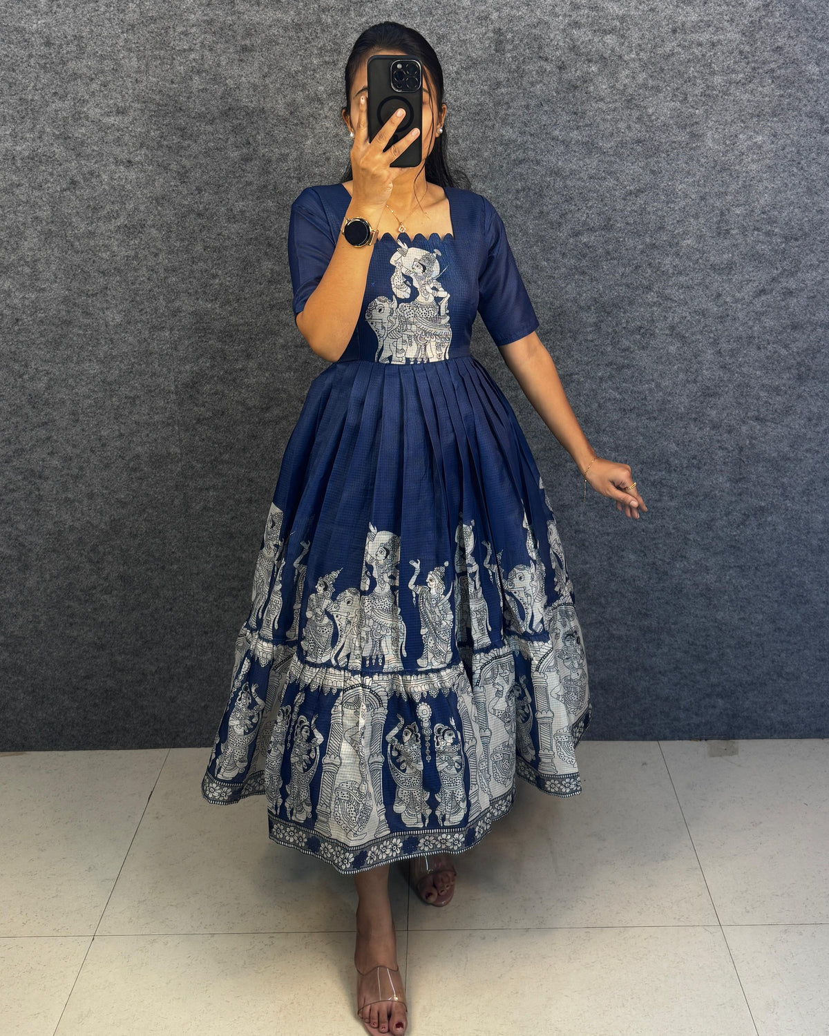 Kalamkari print  kota frocks