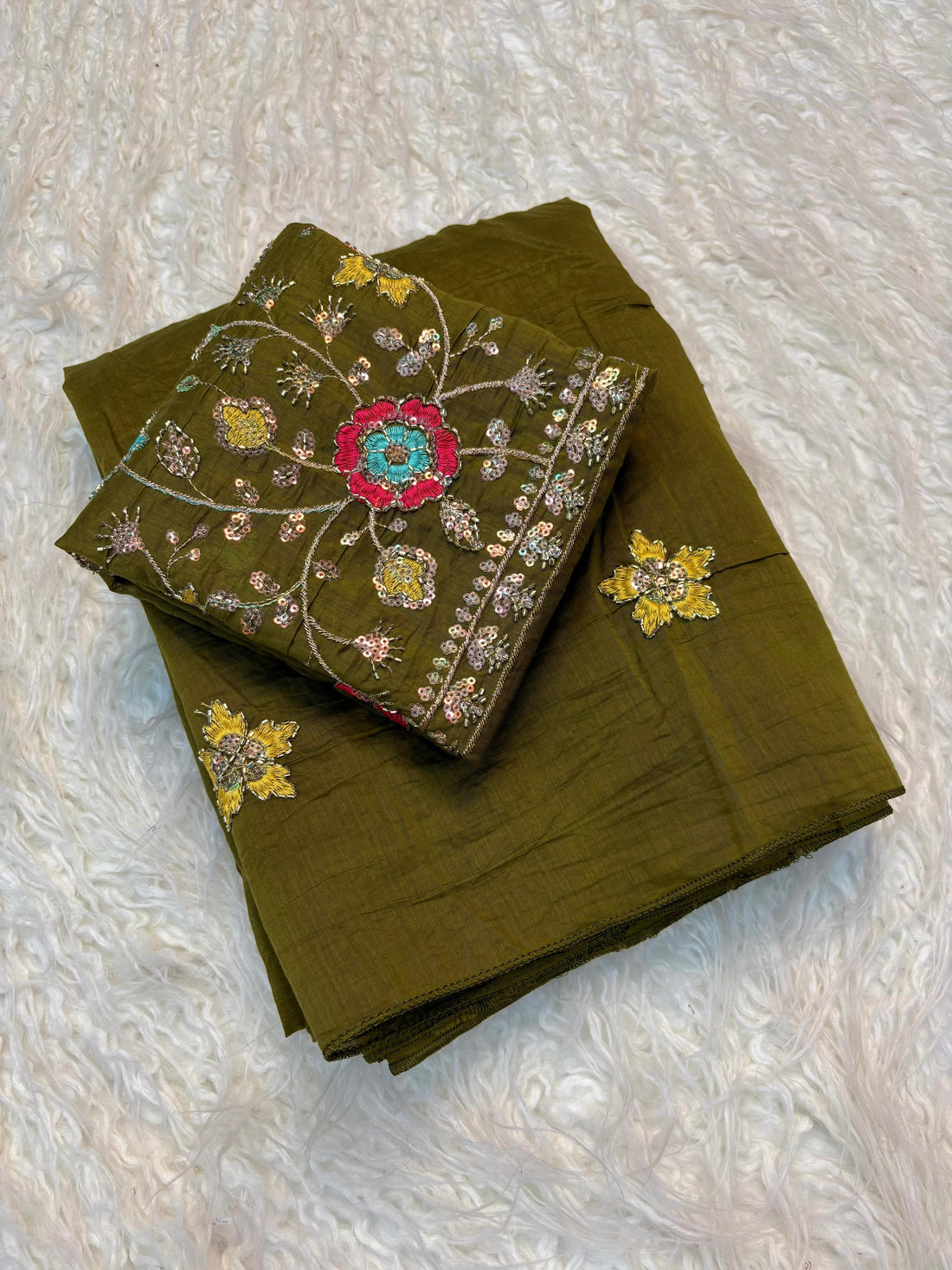 Mull cotton designer saree ✨