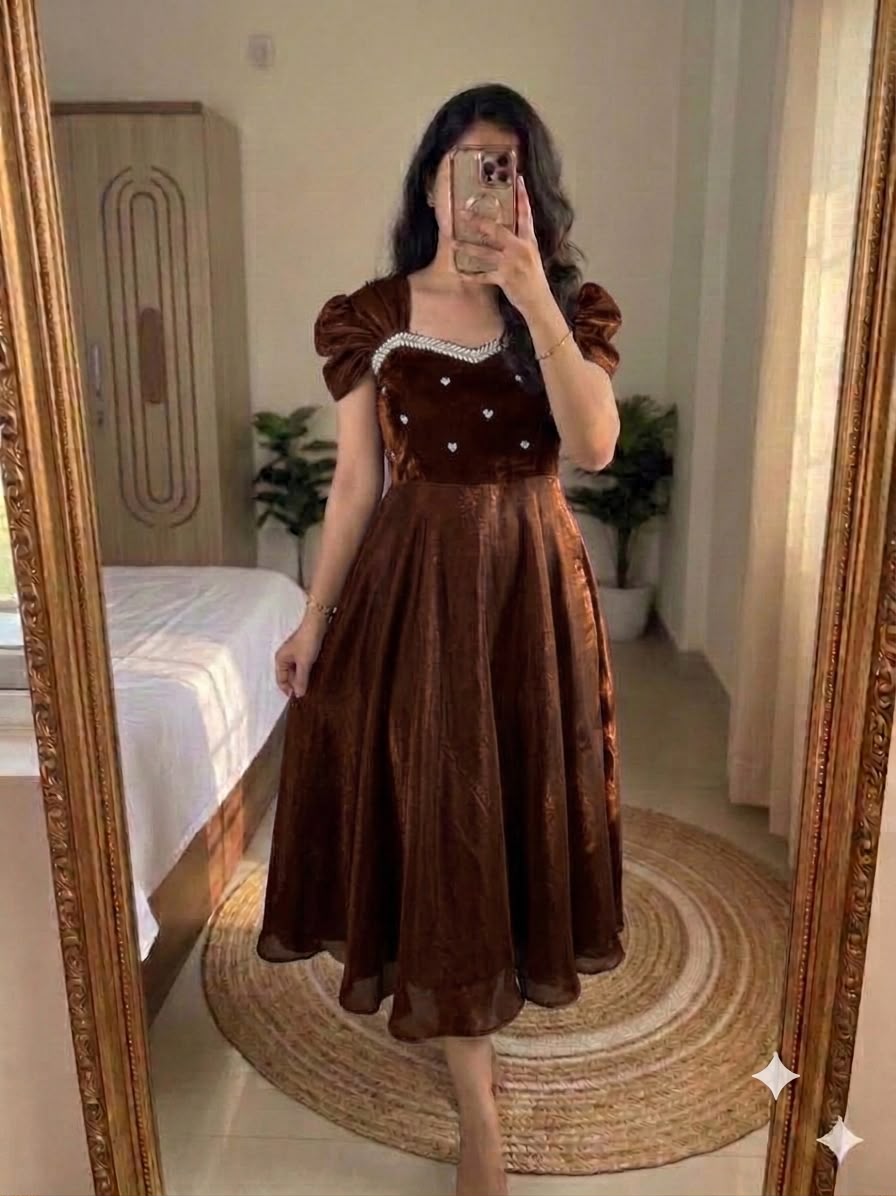 Space silk designer gown ✨