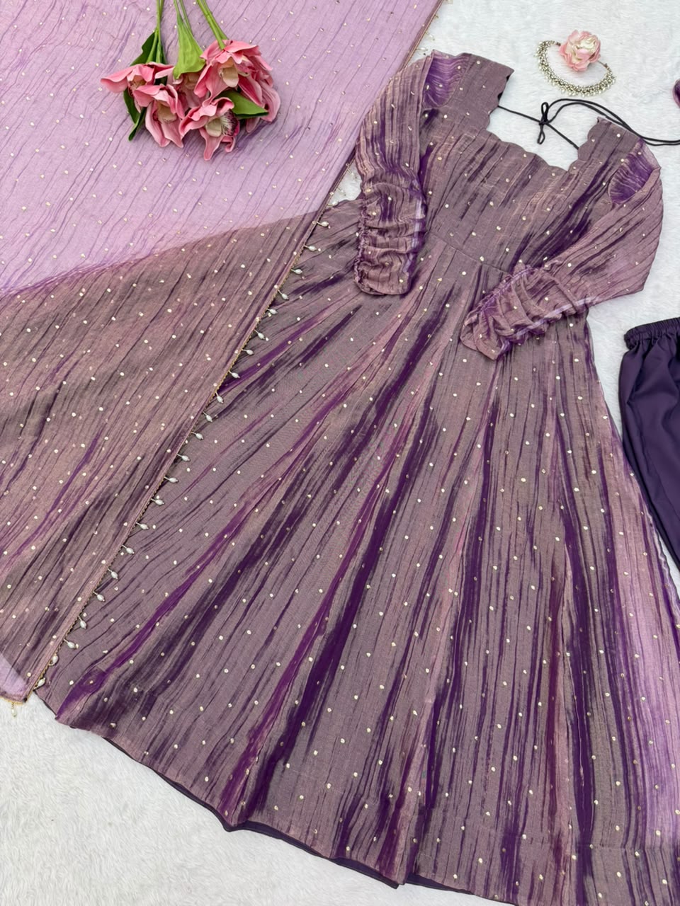 Salsa silk designer suit ✨