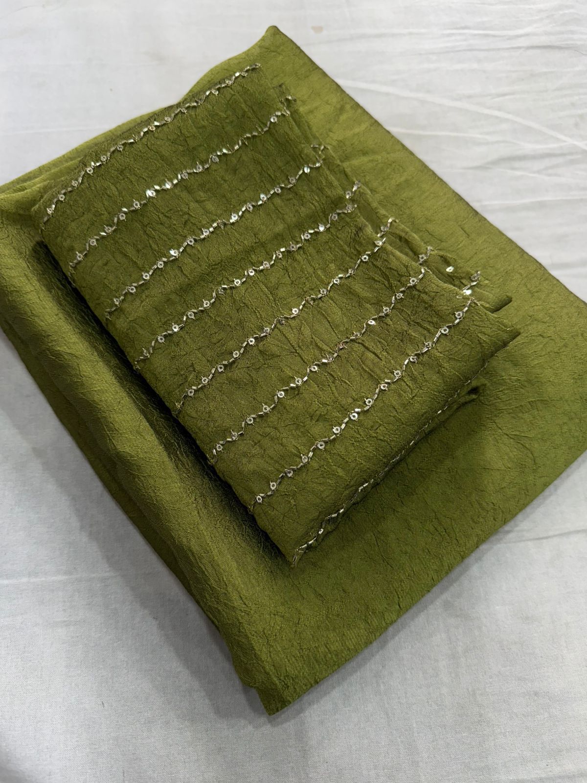 Rangoli crush saree