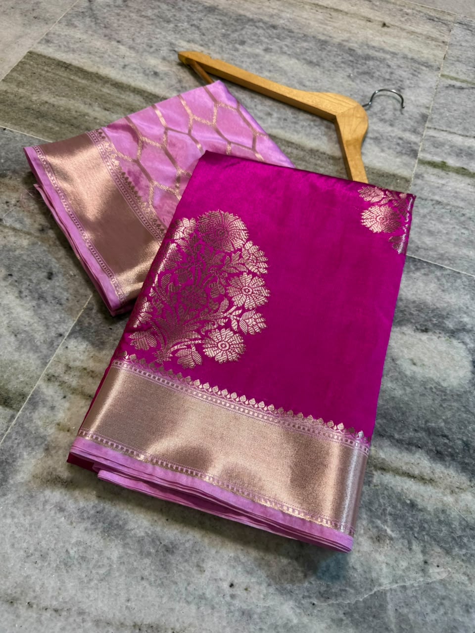 Banarasi ketan silk fabric saree