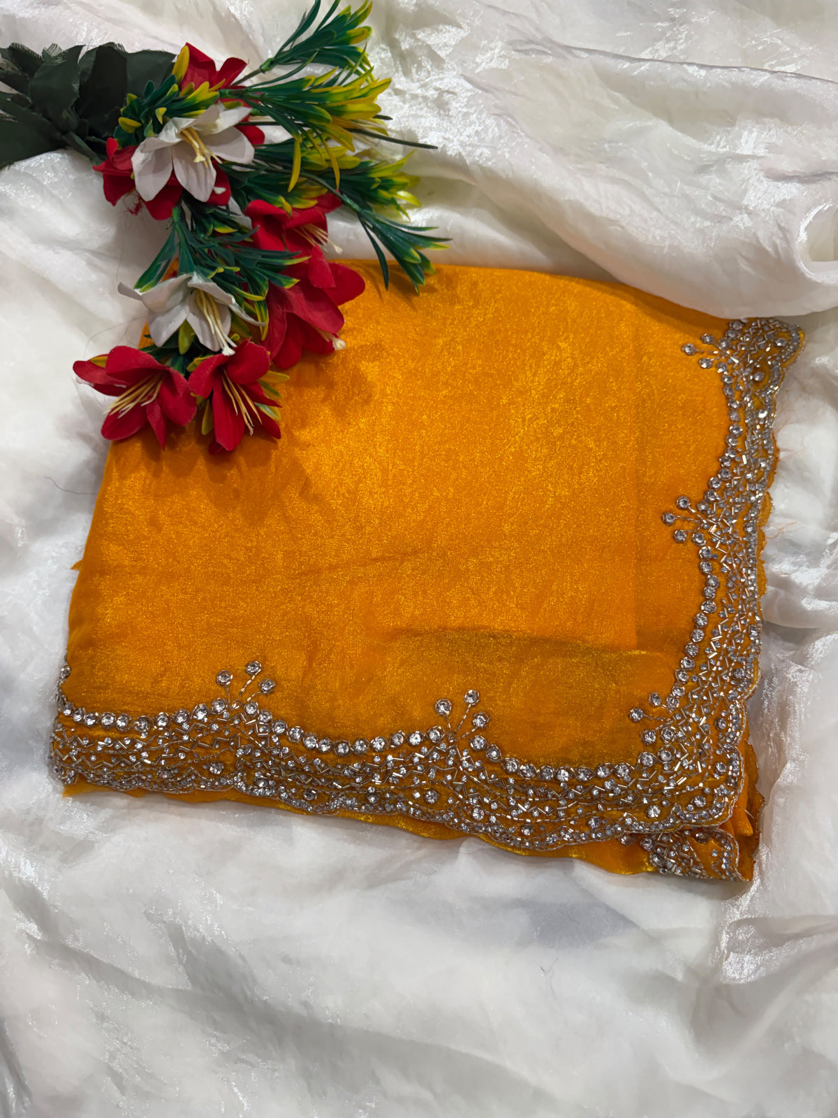 Space silk designer saree ✨