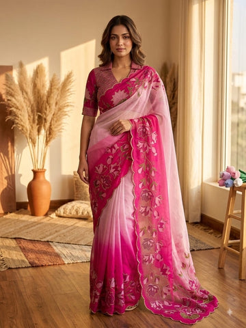 Lotus 🪷 Taby silk designer saree ✨