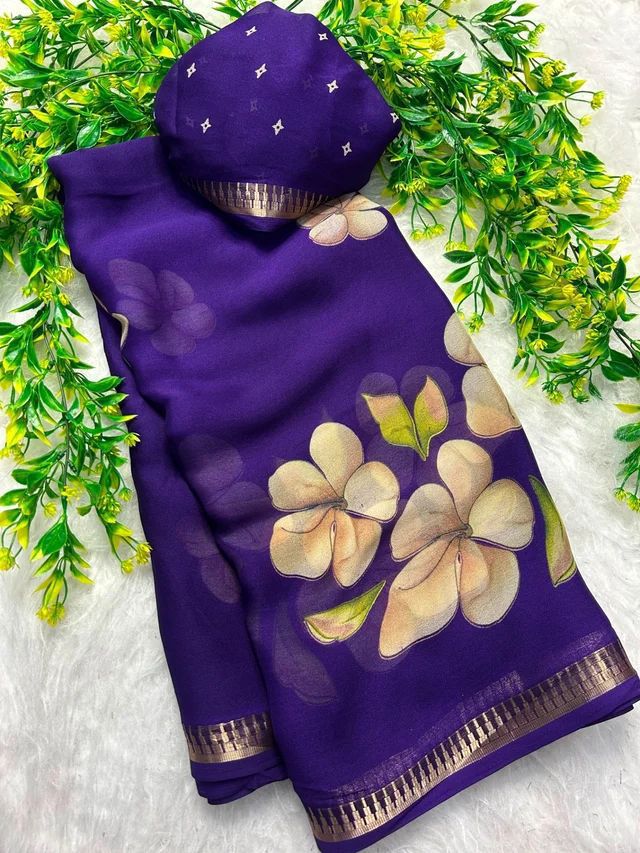 Marsh mellow bentex border saree ✨