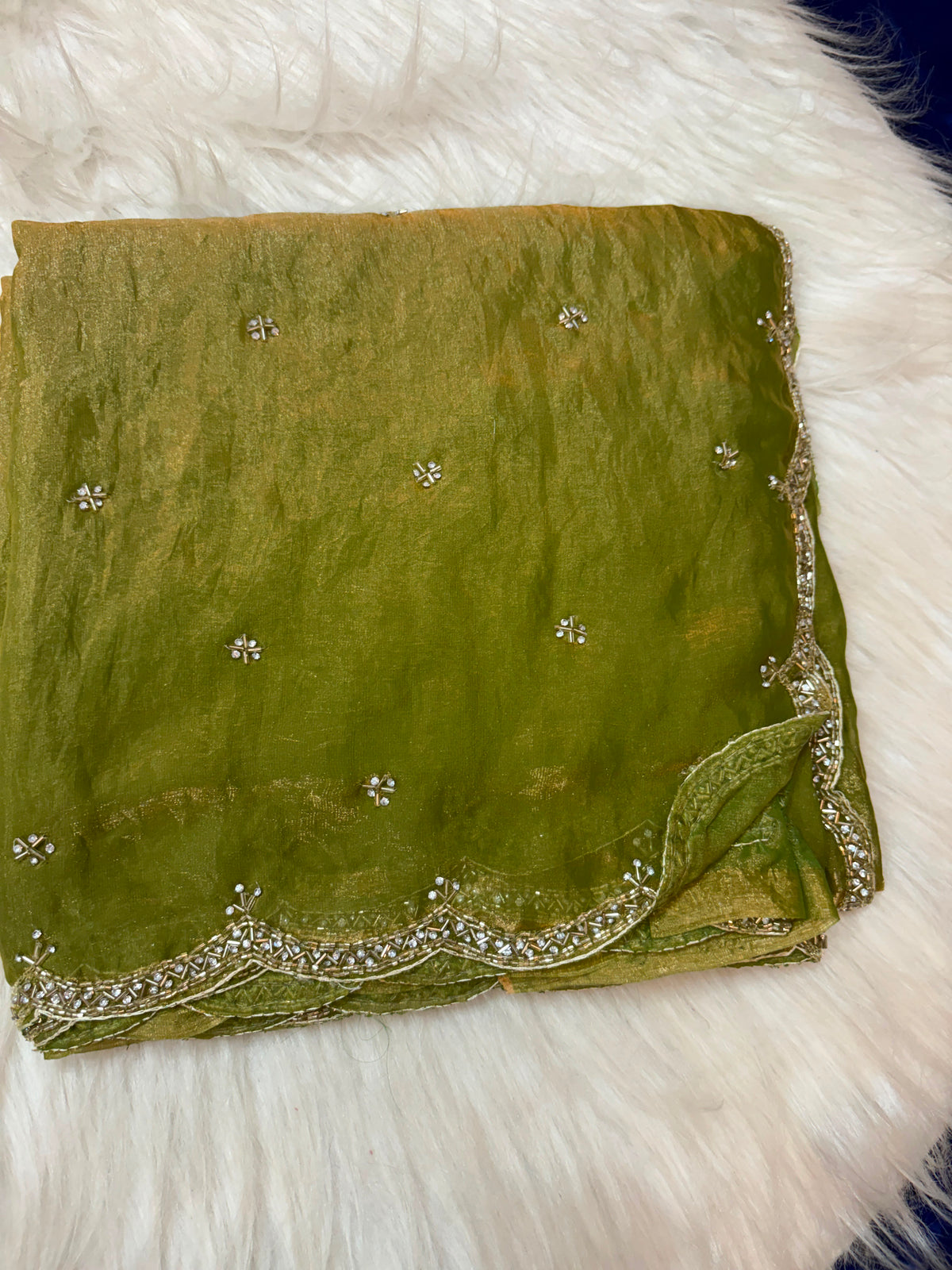 Space silk single line saree
