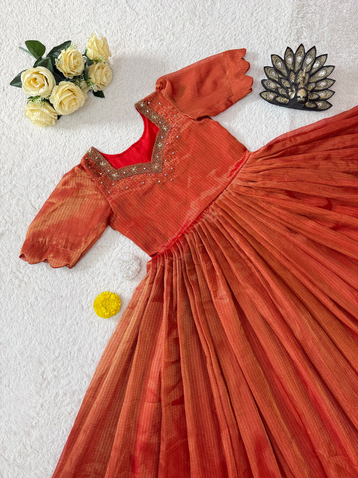 Kota tissue silk gown✨