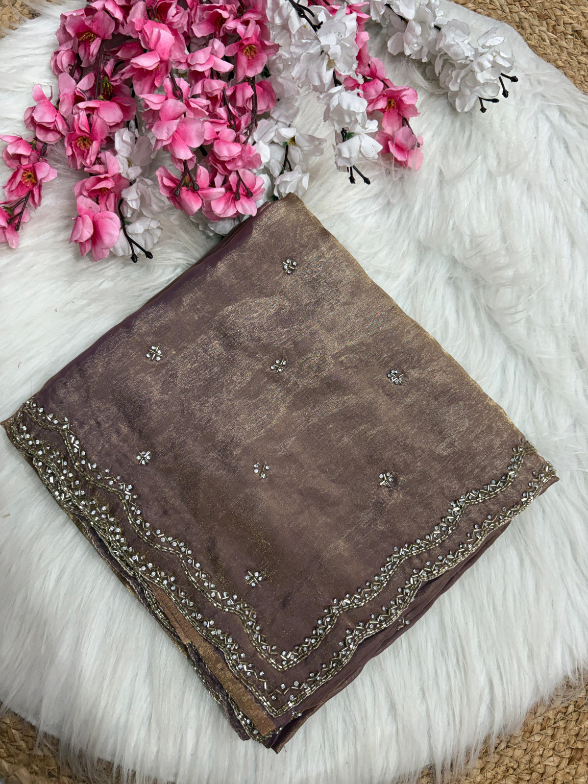 Rose 2 double line work sarees 🌹