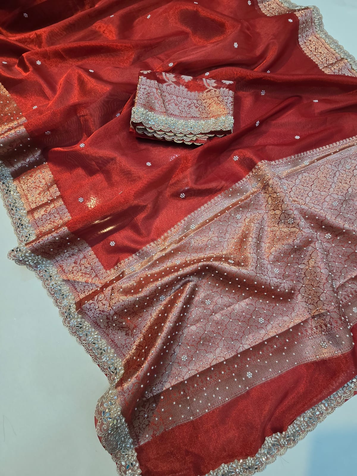 Benaresi tissue silk saree ✨