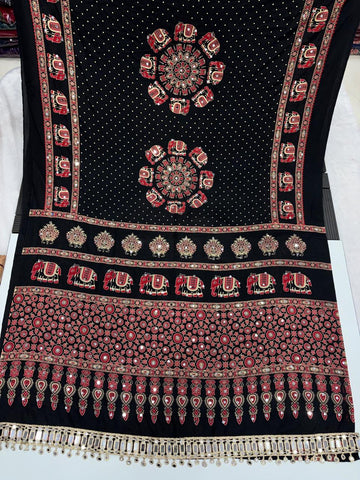 New hit Azrak sartin saree ✨