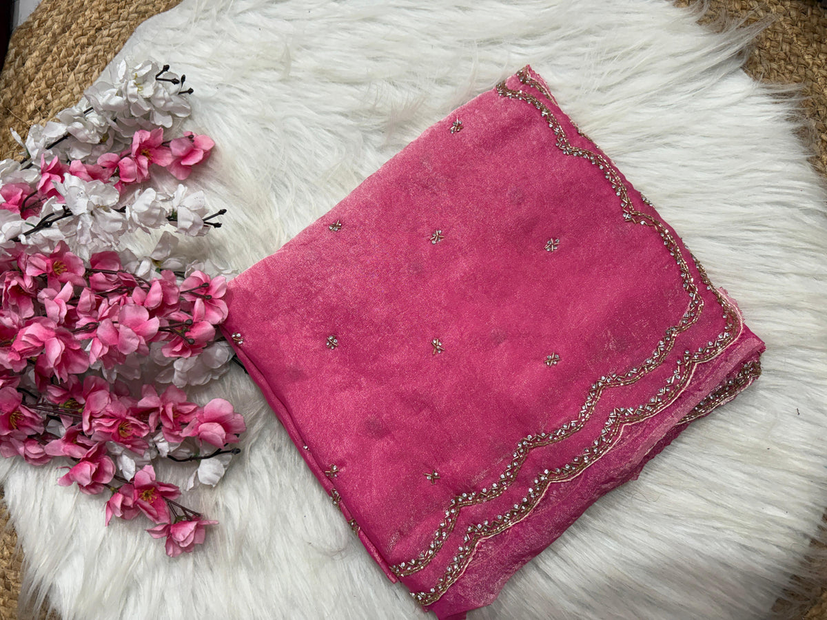 Rose 2 double line work sarees 🌹
