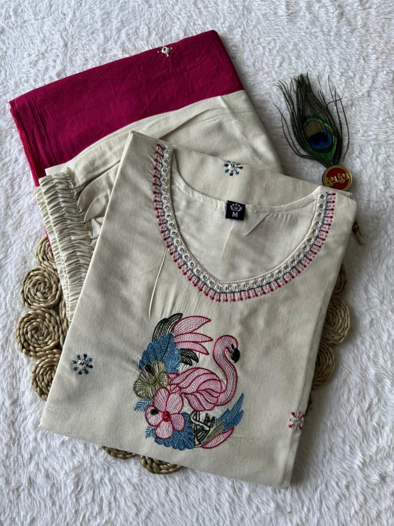 Khadi cotton 3 piece set