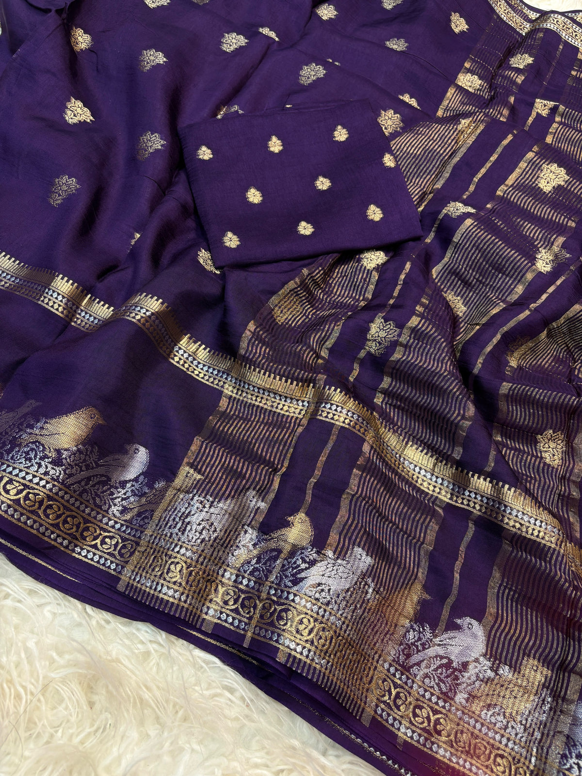 Viscose russian Dola saree✨