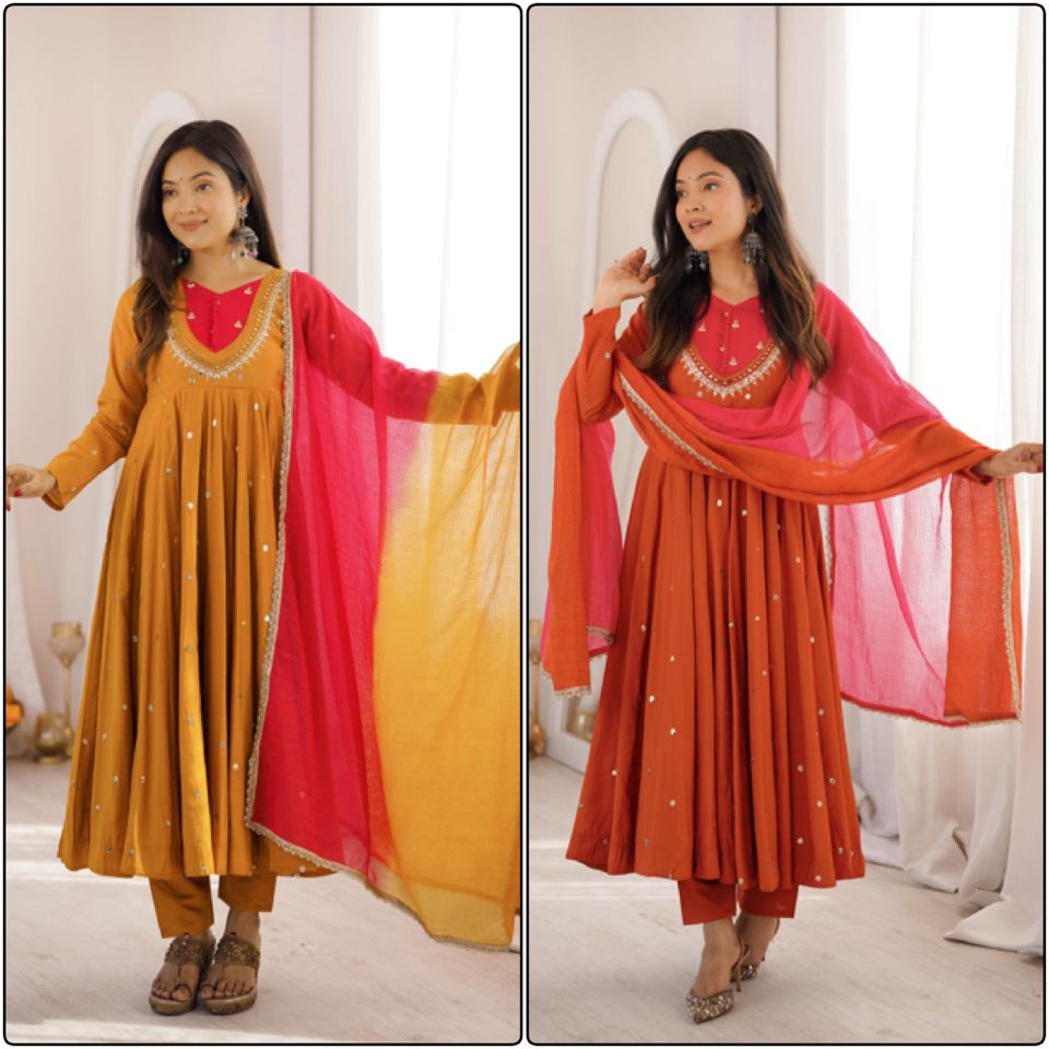 Party wear anarkali suit