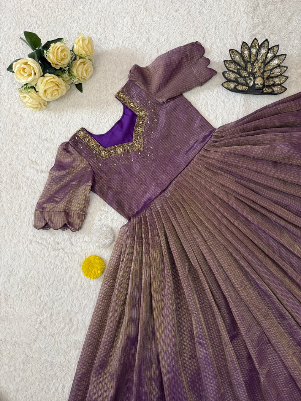 Kota tissue silk gown✨