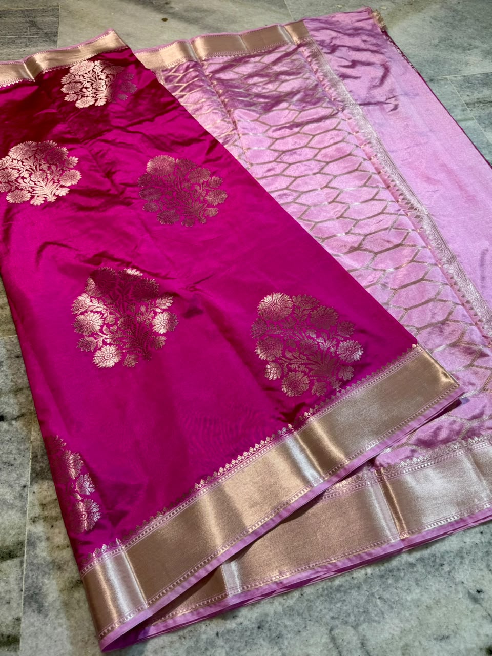 Banarasi ketan silk fabric saree