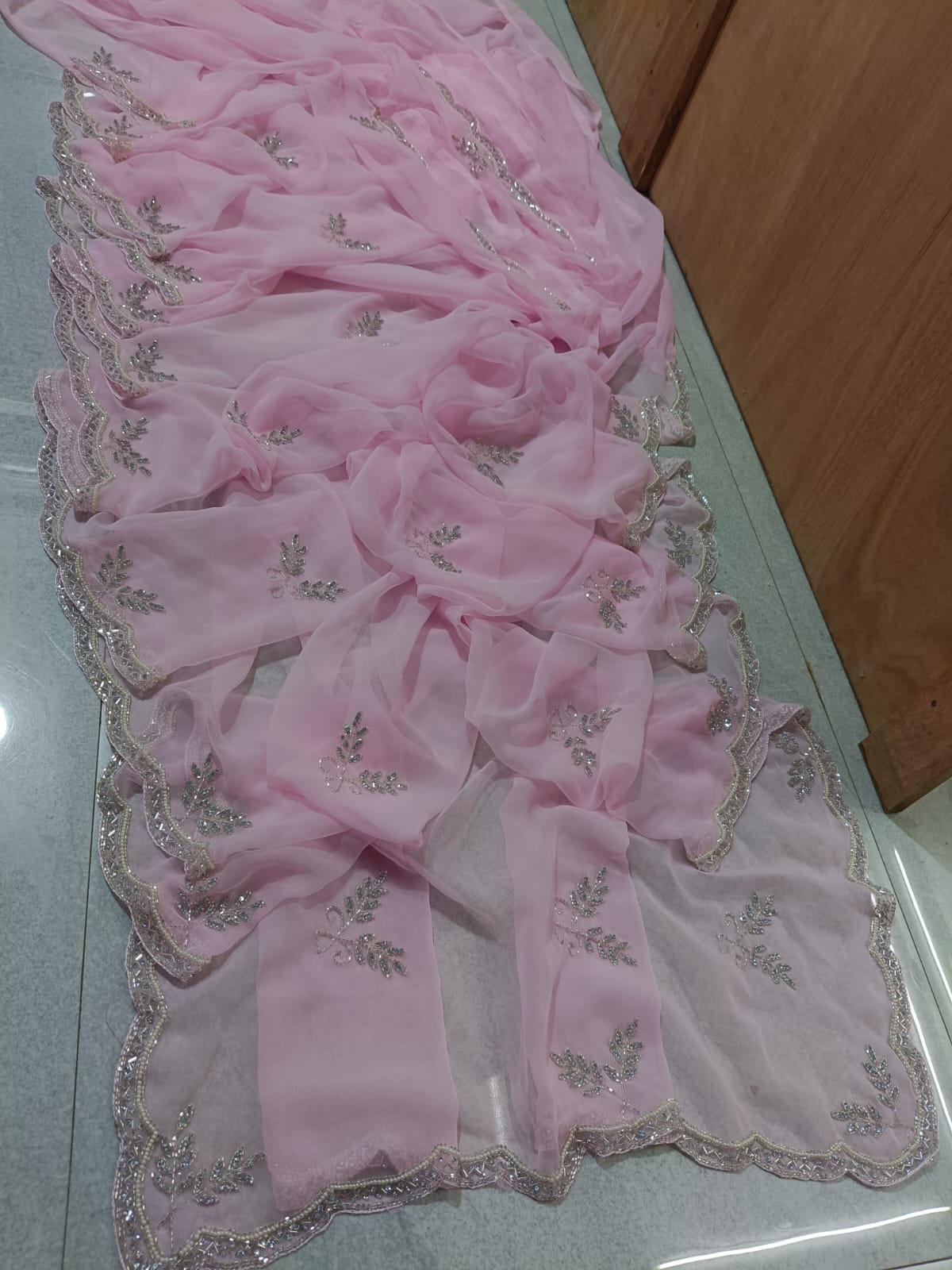 Lilly royal georgette saree ✨