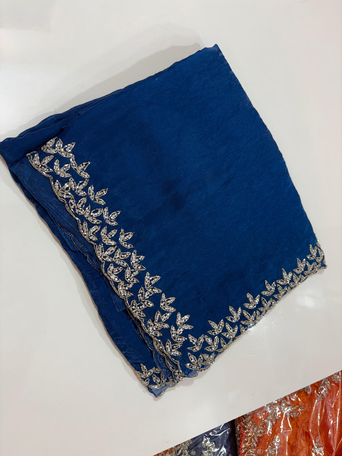 Space silk designer saree ✨