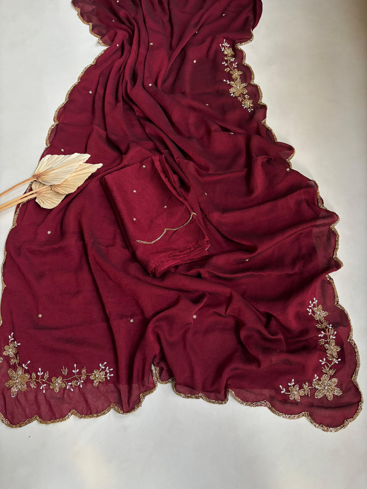 Premium rangoli crush silk designer saree ✨