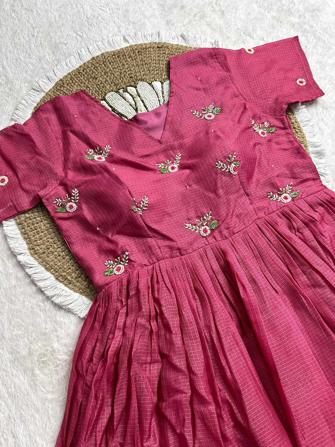 Summer special kota checks maggam gowns