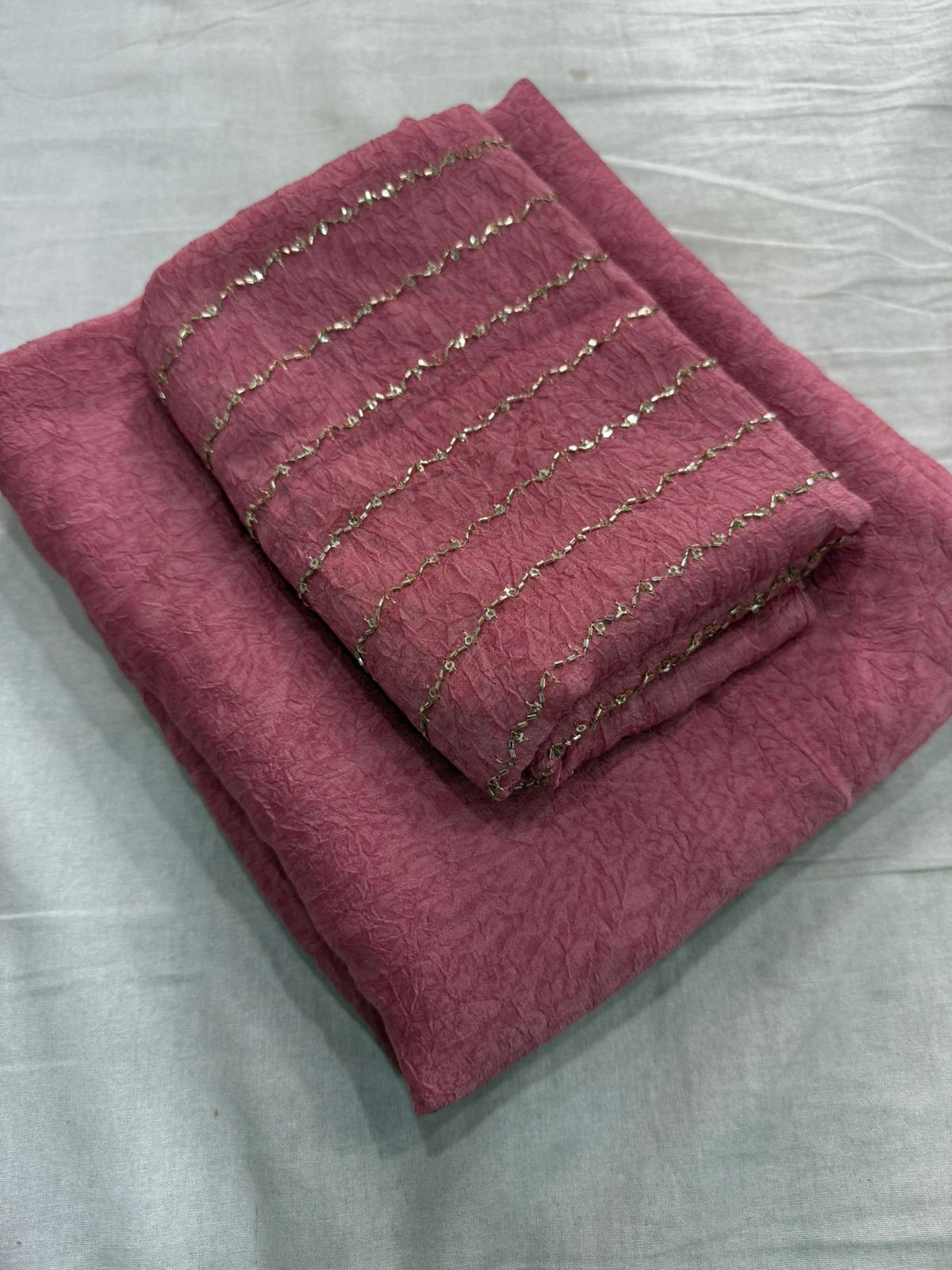 Rangoli crush saree