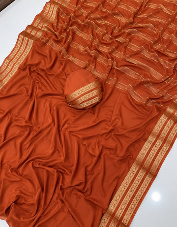 Viscose georgette crape saree✨