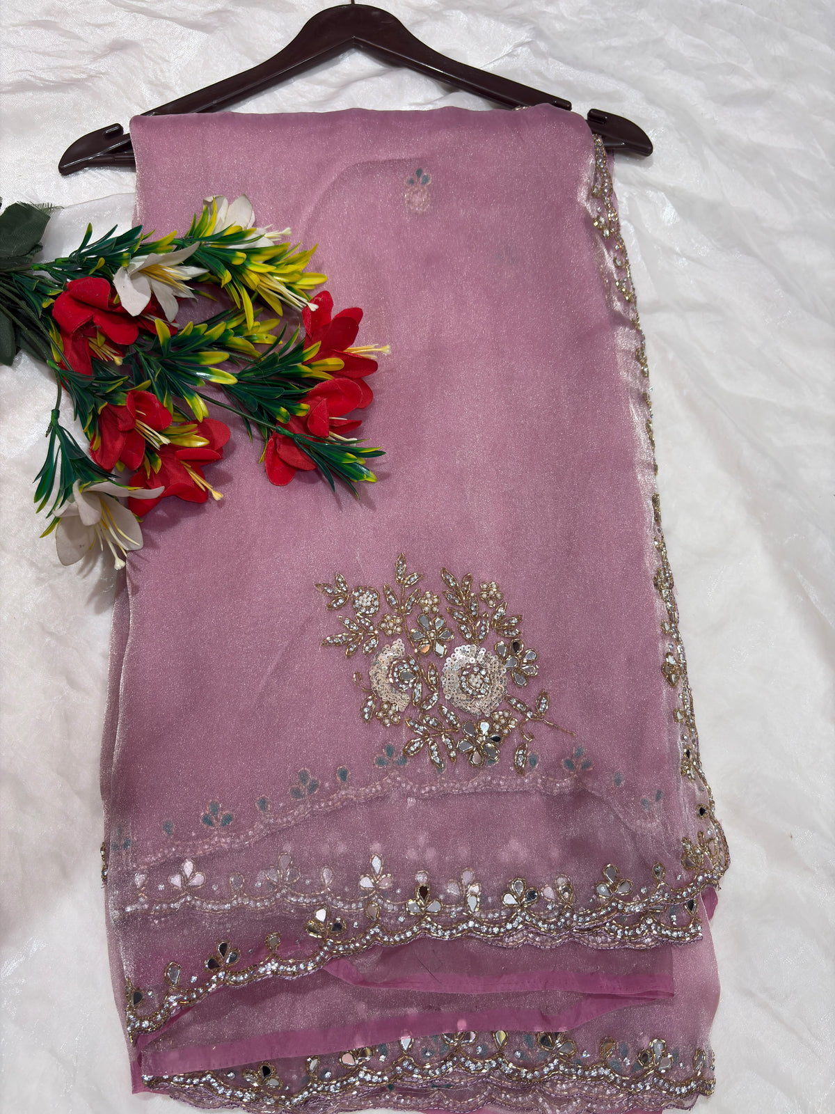 Sufi tissue designer saree ✨