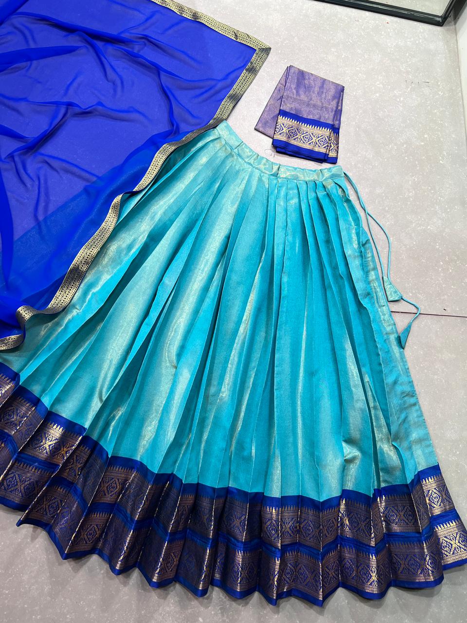 Kanchipuram silk Lehenga
