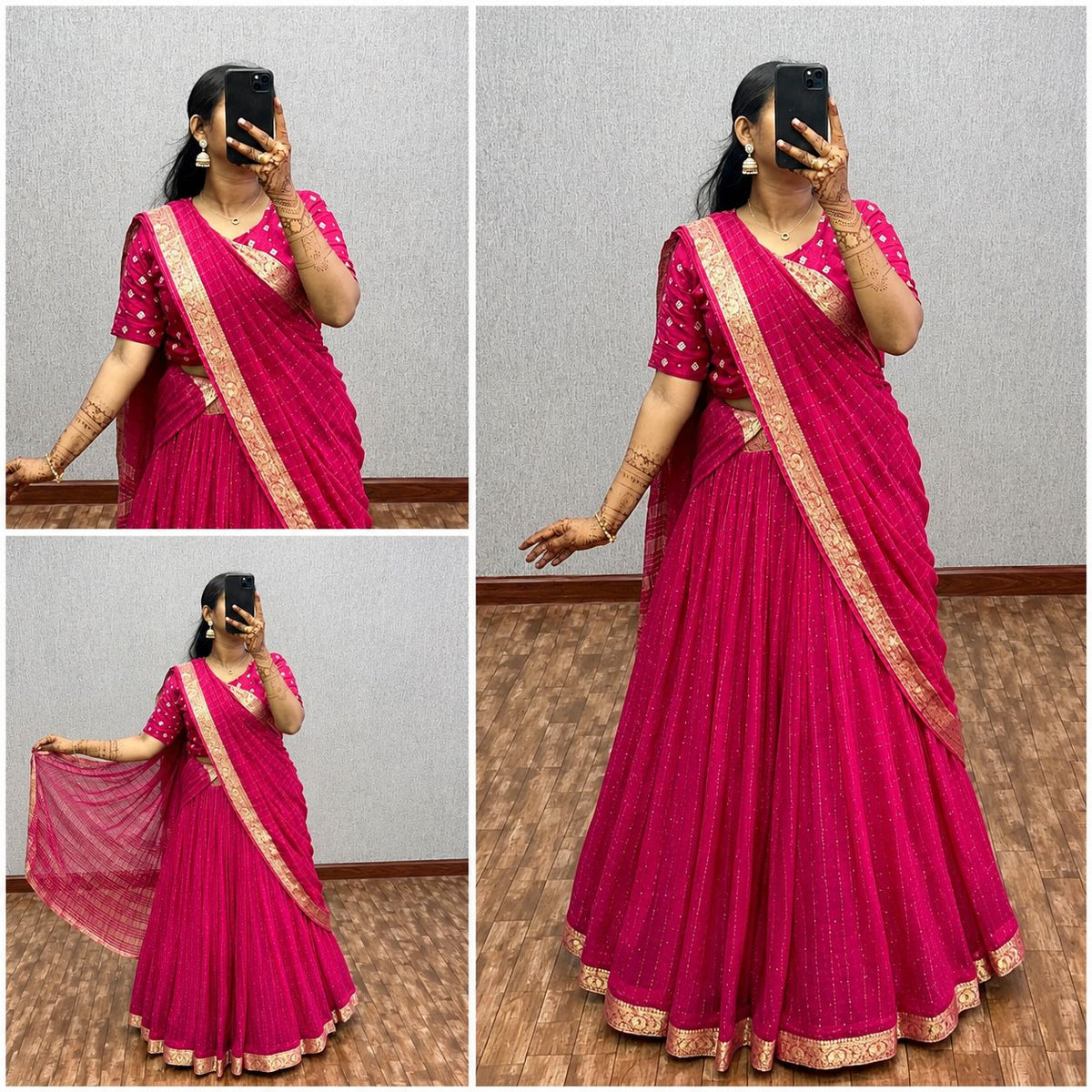 Pure viscose lehenga set