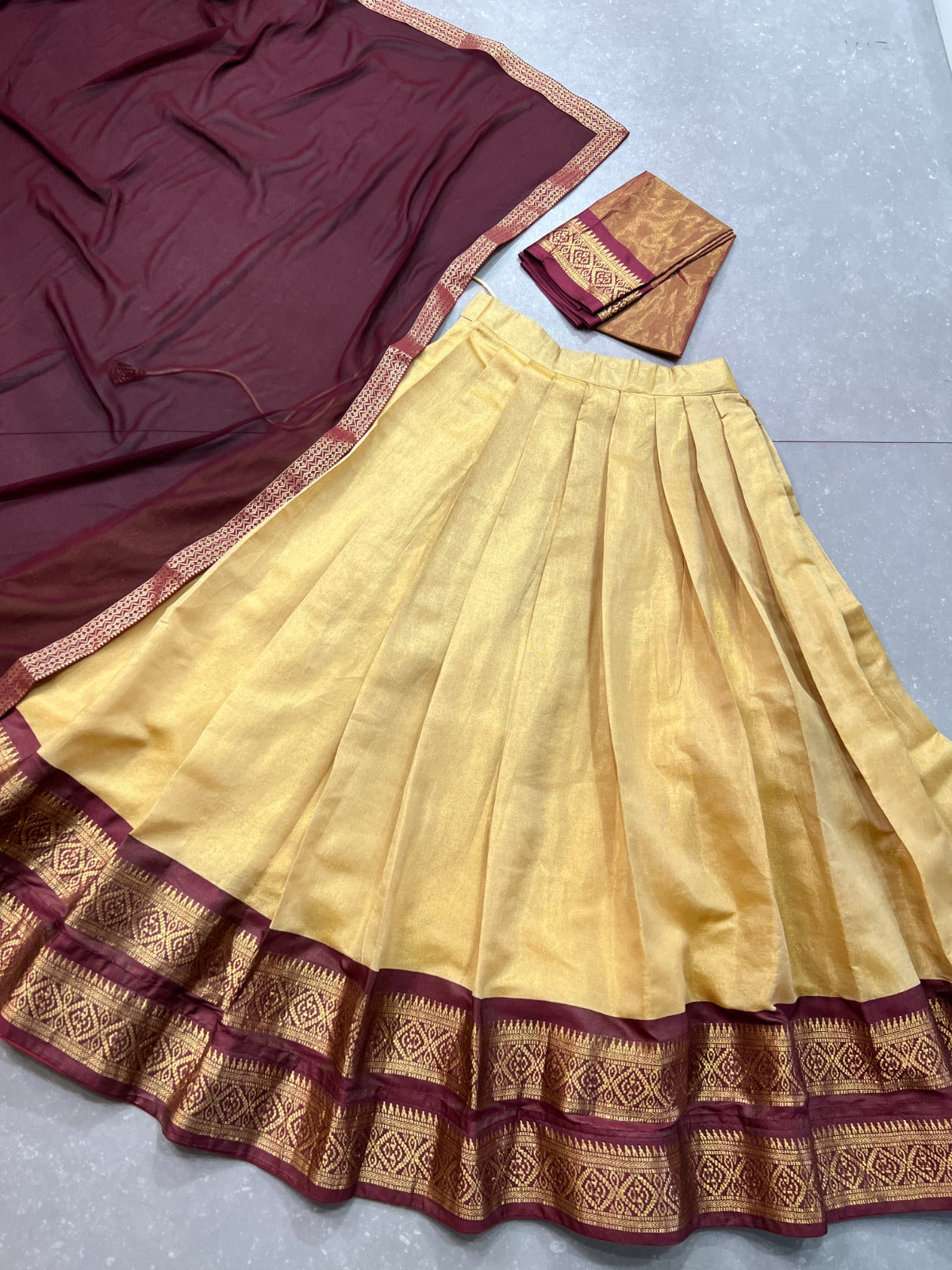 Kanchipuram silk Lehenga