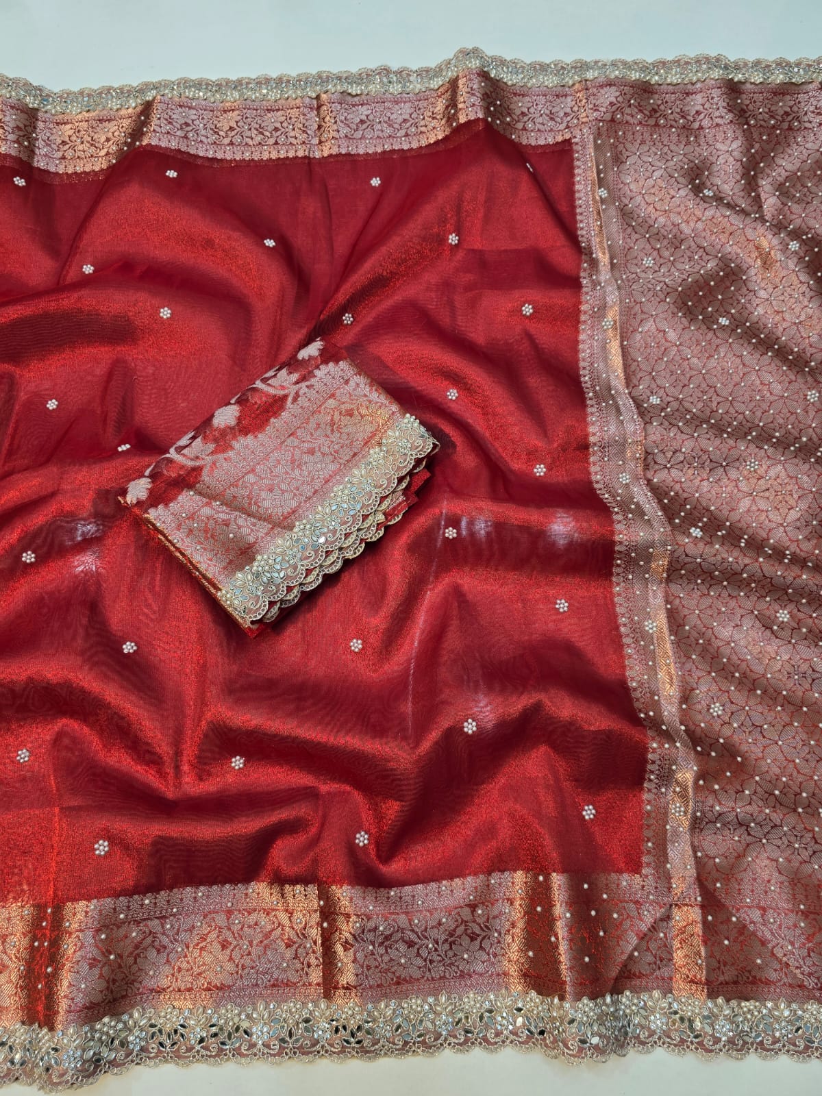 Benaresi tissue silk saree ✨