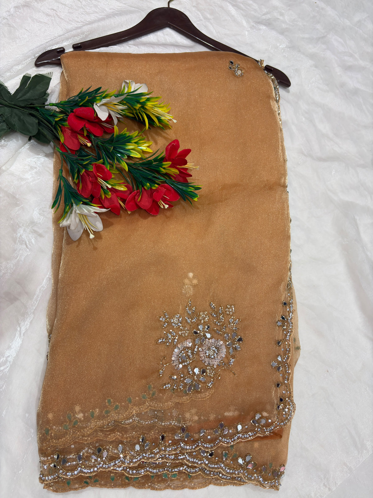 Sufi tissue designer saree ✨