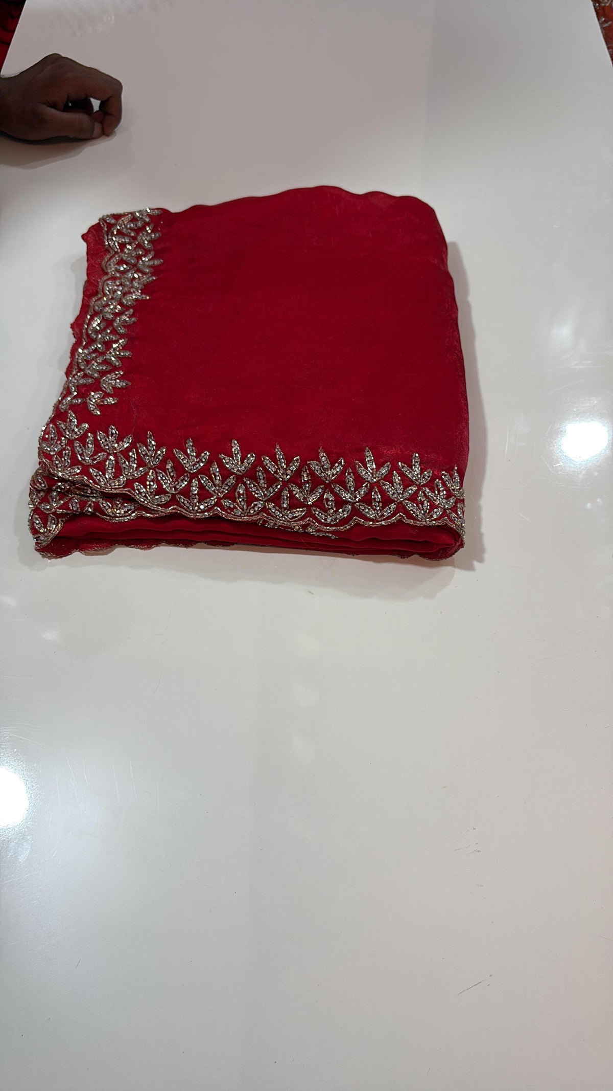 Space silk designer saree ✨