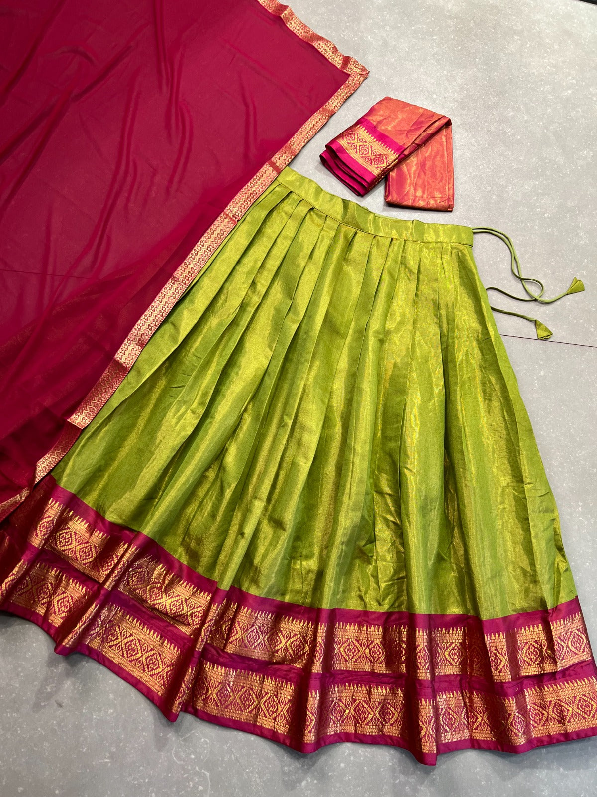 Kanchipuram silk Lehenga
