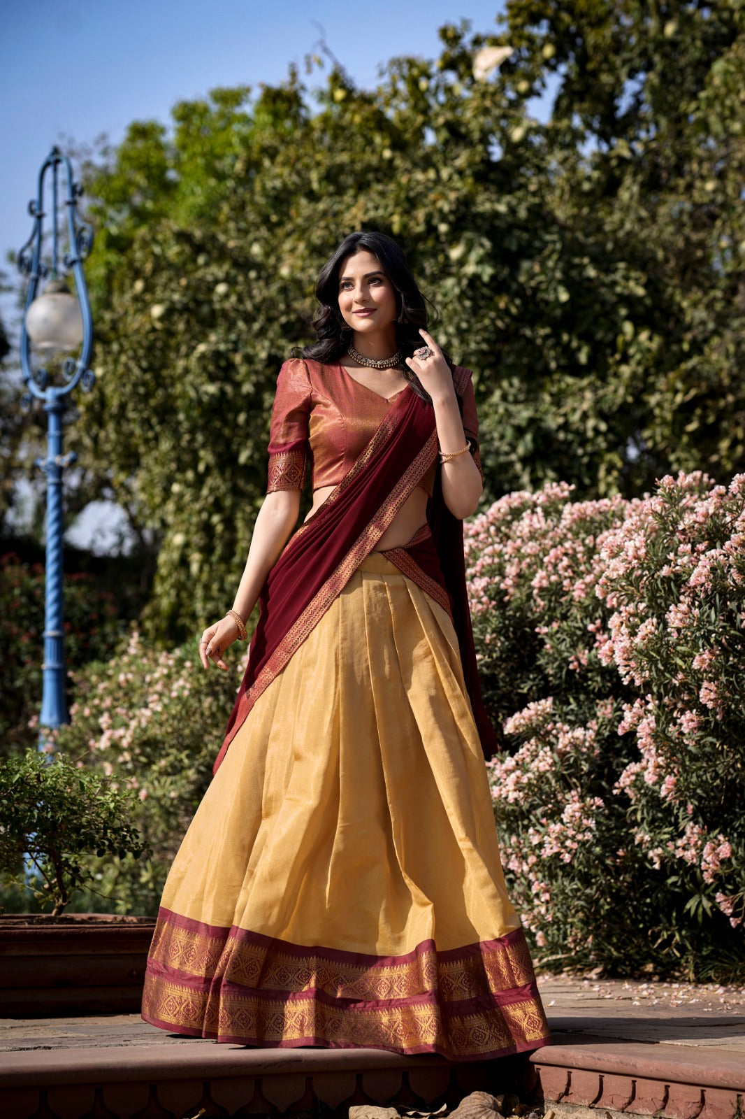 Kanchipuram silk Lehenga