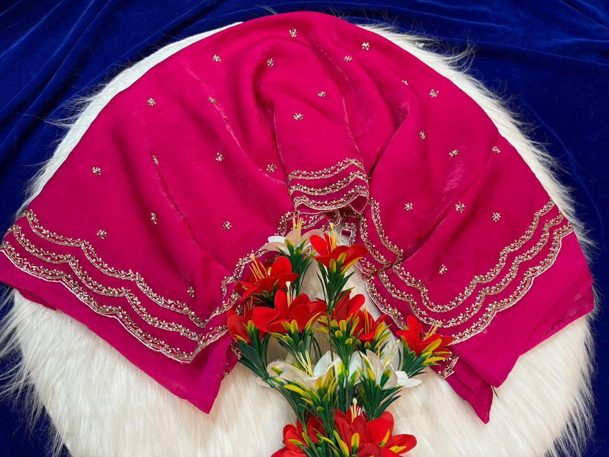Rose 🌹 3 lines heavy designer saree ✨
