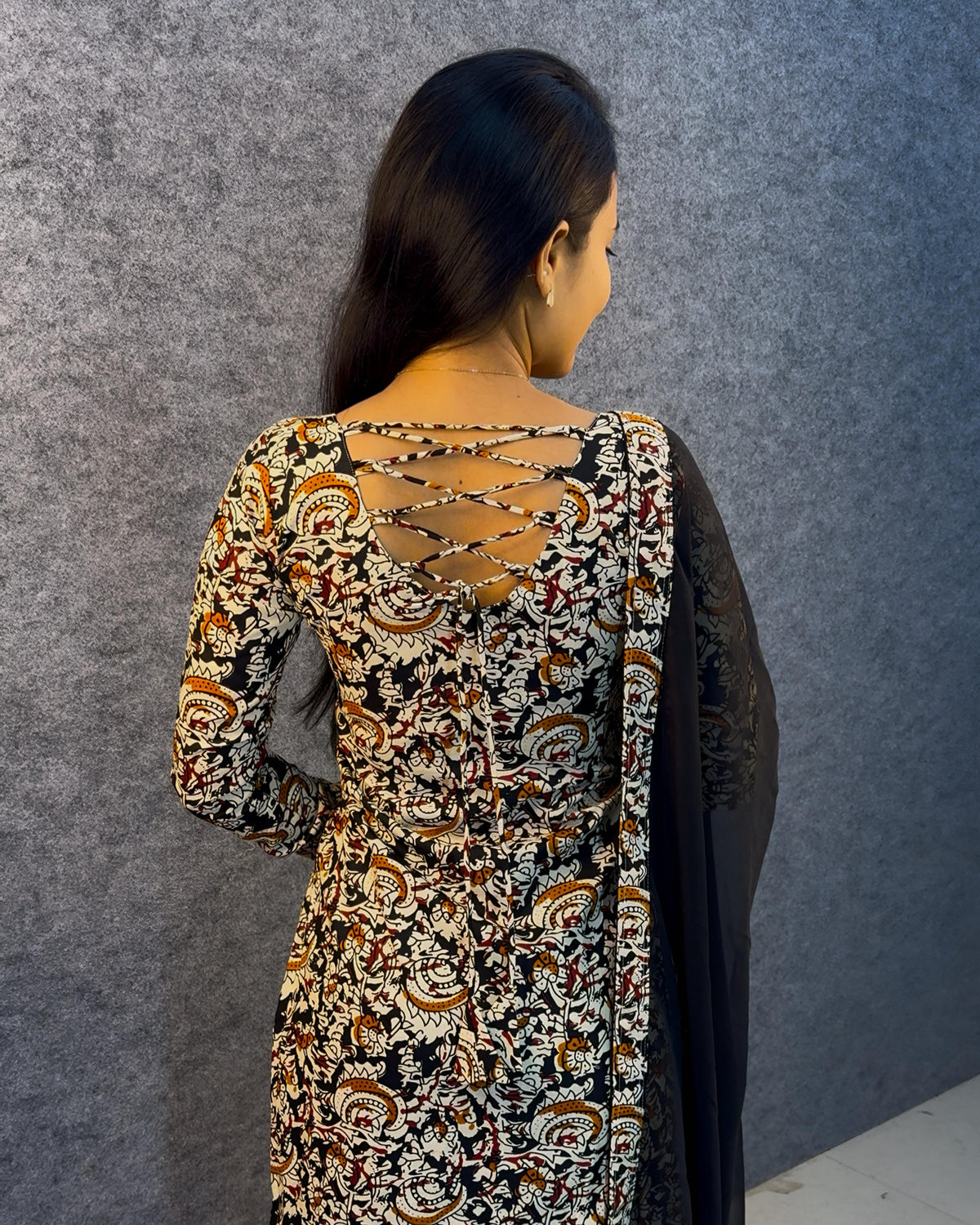 2 piece kalamkari set